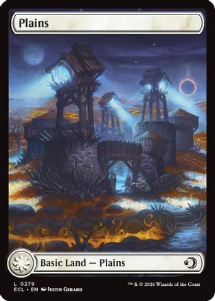 Plains (0279) (ECL-279) [Lorwyn Eclipsed] Foil MTG Single Lorwyn Eclipsed