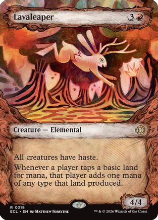 Lavaleaper (Showcase) (ECL-318) [Lorwyn Eclipsed] MTG Single Lorwyn Eclipsed