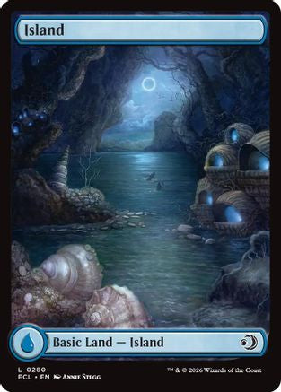 Island (0280) (ECL-280) [Lorwyn Eclipsed] MTG Single Lorwyn Eclipsed