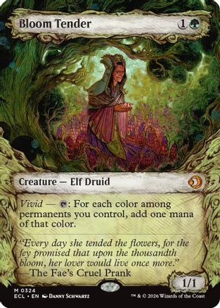 Bloom Tender (0324) (ECL-324) [Lorwyn Eclipsed] Foil MTG Single Wizards of the Coast
