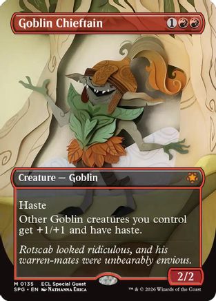 Goblin Chieftain (Borderless) (SPG-135) [Special Guests] MTG Single Special Guests