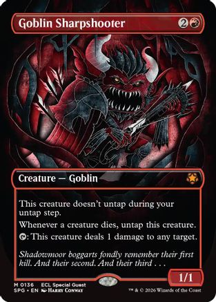 Goblin Sharpshooter (Borderless) (SPG-136) [Special Guests] MTG Single Special Guests