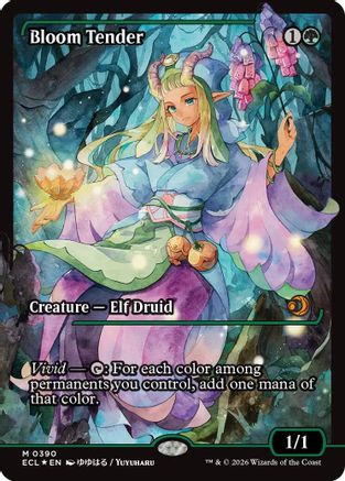 Bloom Tender (0390) (ECL-390) [Lorwyn Eclipsed] Foil MTG Single Wizards of the Coast