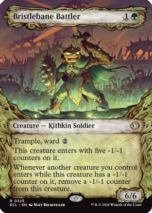 Bristlebane Battler (ECL-325) [Lorwyn Eclipsed] Foil MTG Single Wizards of the Coast