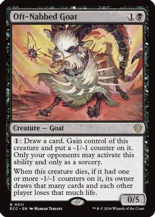 Oft-Nabbed Goat (ECC-011) [Commander: Lorwyn Eclipsed] MTG Single Commander: Lorwyn Eclipsed