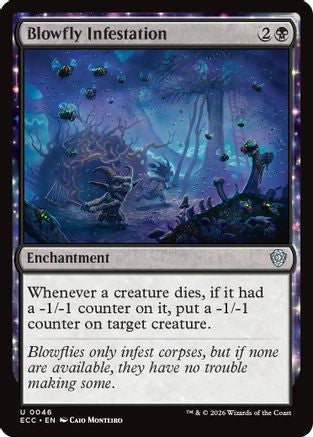 Blowfly Infestation (ECC-046) [Commander: Lorwyn Eclipsed] MTG Single Wizards of the Coast
