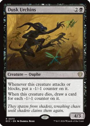 Dusk Urchins (ECC-073) [Commander: Lorwyn Eclipsed] MTG Single Wizards of the Coast