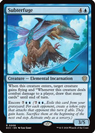 Subterfuge (ECC-006) [Commander: Lorwyn Eclipsed] MTG Single Commander: Lorwyn Eclipsed