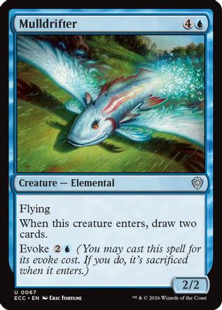 Mulldrifter (ECC-067) [Commander: Lorwyn Eclipsed] MTG Single Commander: Lorwyn Eclipsed