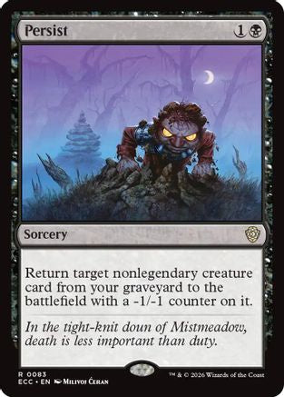 Persist (ECC-083) [Commander: Lorwyn Eclipsed] MTG Single Commander: Lorwyn Eclipsed