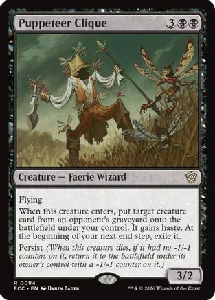 Puppeteer Clique (ECC-084) [Commander: Lorwyn Eclipsed] MTG Single Commander: Lorwyn Eclipsed