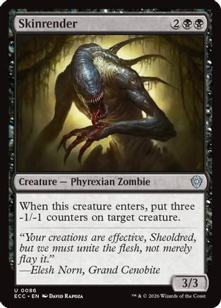 Skinrender (ECC-086) [Commander: Lorwyn Eclipsed] MTG Single Commander: Lorwyn Eclipsed
