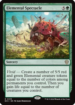 Elemental Spectacle (ECC-015) [Commander: Lorwyn Eclipsed] MTG Single Wizards of the Coast