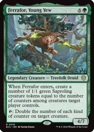 Ferrafor, Young Yew (ECC-016) [Commander: Lorwyn Eclipsed] MTG Single Wizards of the Coast