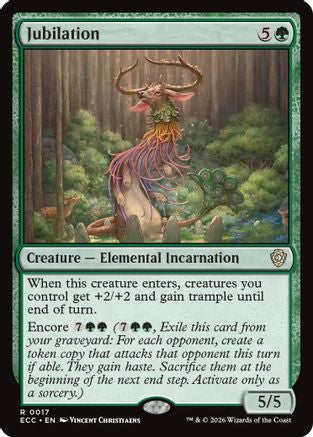 Jubilation (ECC-017) [Commander: Lorwyn Eclipsed] MTG Single Commander: Lorwyn Eclipsed