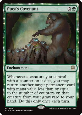 Puca's Covenant (ECC-018) [Commander: Lorwyn Eclipsed] MTG Single Commander: Lorwyn Eclipsed