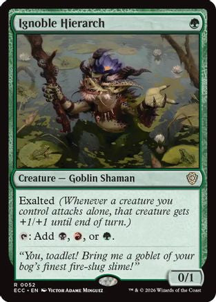 Ignoble Hierarch (ECC-052) [Commander: Lorwyn Eclipsed] MTG Single Commander: Lorwyn Eclipsed
