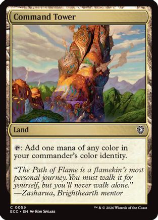 Command Tower (0059) (ECC-059) [Commander: Lorwyn Eclipsed] MTG Single Wizards of the Coast