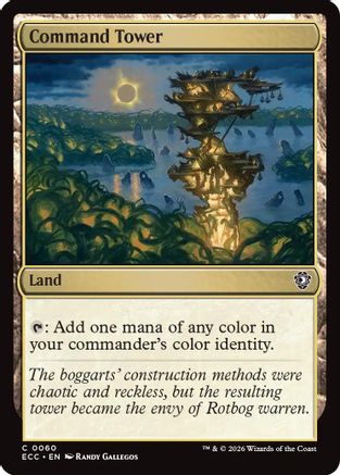 Command Tower (0060) (ECC-060) [Commander: Lorwyn Eclipsed] MTG Single Wizards of the Coast