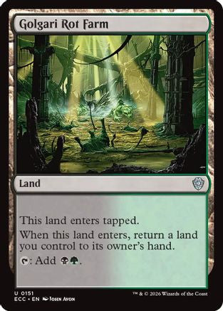 Golgari Rot Farm (ECC-151) [Commander: Lorwyn Eclipsed] MTG Single Commander: Lorwyn Eclipsed