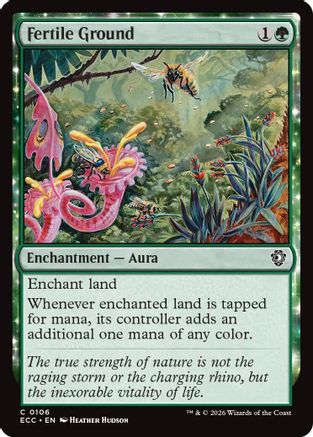 Fertile Ground (ECC-106) [Commander: Lorwyn Eclipsed] MTG Single Wizards of the Coast