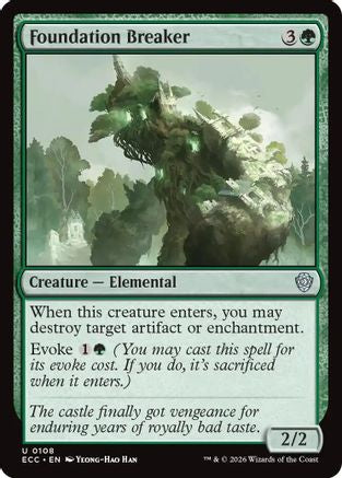 Foundation Breaker (ECC-108) [Commander: Lorwyn Eclipsed] MTG Single Commander: Lorwyn Eclipsed