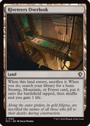 Riveteers Overlook (ECC-162) [Commander: Lorwyn Eclipsed] MTG Single Commander: Lorwyn Eclipsed