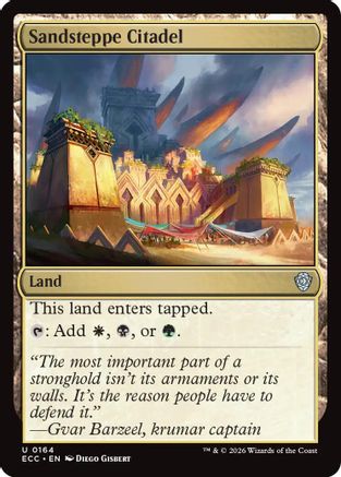 Sandsteppe Citadel (ECC-164) [Commander: Lorwyn Eclipsed] MTG Single Commander: Lorwyn Eclipsed