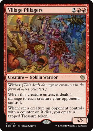 Village Pillagers (ECC-014) [Commander: Lorwyn Eclipsed] MTG Single Commander: Lorwyn Eclipsed