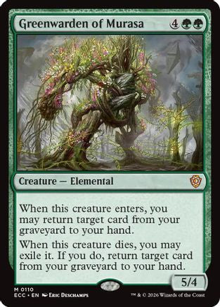 Greenwarden of Murasa (ECC-110) [Commander: Lorwyn Eclipsed] MTG Single Commander: Lorwyn Eclipsed