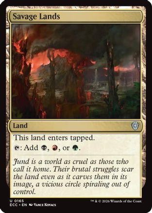 Savage Lands (ECC-165) [Commander: Lorwyn Eclipsed] MTG Single Commander: Lorwyn Eclipsed