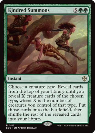 Kindred Summons (ECC-112) [Commander: Lorwyn Eclipsed] MTG Single Commander: Lorwyn Eclipsed