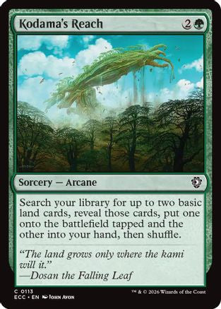 Kodama's Reach (ECC-113) [Commander: Lorwyn Eclipsed] MTG Single Commander: Lorwyn Eclipsed