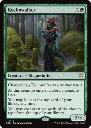 Realmwalker (ECC-114) [Commander: Lorwyn Eclipsed] MTG Single Commander: Lorwyn Eclipsed