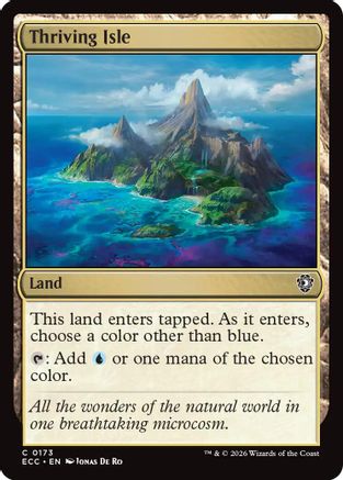 Thriving Isle (ECC-173) [Commander: Lorwyn Eclipsed] MTG Single Commander: Lorwyn Eclipsed