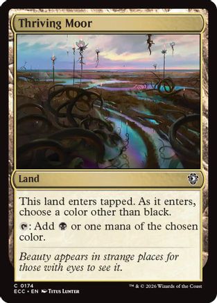 Thriving Moor (ECC-174) [Commander: Lorwyn Eclipsed] MTG Single Commander: Lorwyn Eclipsed