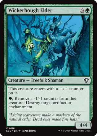 Wickerbough Elder (ECC-118) [Commander: Lorwyn Eclipsed] MTG Single Commander: Lorwyn Eclipsed