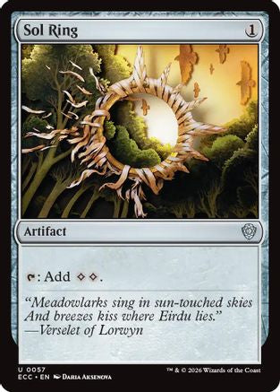 Sol Ring (0057) (ECC-057) [Commander: Lorwyn Eclipsed] MTG Single Commander: Lorwyn Eclipsed