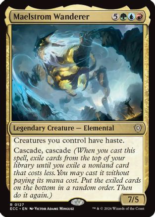 Maelstrom Wanderer (ECC-127) [Commander: Lorwyn Eclipsed] MTG Single Commander: Lorwyn Eclipsed