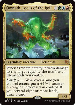 Omnath, Locus of the Roil (ECC-130) [Commander: Lorwyn Eclipsed] MTG Single Commander: Lorwyn Eclipsed
