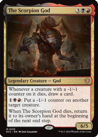The Scorpion God (ECC-133) [Commander: Lorwyn Eclipsed] MTG Single Commander: Lorwyn Eclipsed