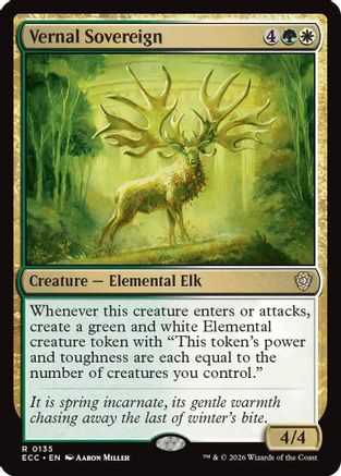 Vernal Sovereign (ECC-135) [Commander: Lorwyn Eclipsed] MTG Single Commander: Lorwyn Eclipsed