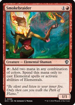 Smokebraider (ECC-096) [Commander: Lorwyn Eclipsed] MTG Single Commander: Lorwyn Eclipsed