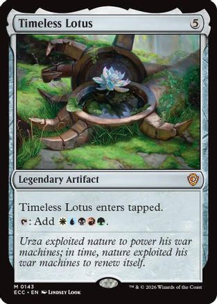 Timeless Lotus (ECC-143) [Commander: Lorwyn Eclipsed] MTG Single Commander: Lorwyn Eclipsed