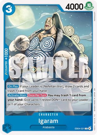 Igaram (EB04-021) [The Azure Sea's Seven] One Piece Single Bandai