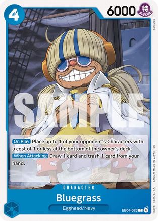 Bluegrass (EB04-026) [The Azure Sea's Seven] One Piece Single Bandai