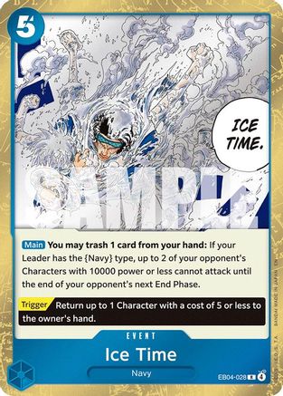 Ice Time (EB04-028) [The Azure Sea's Seven] Foil One Piece Single Bandai