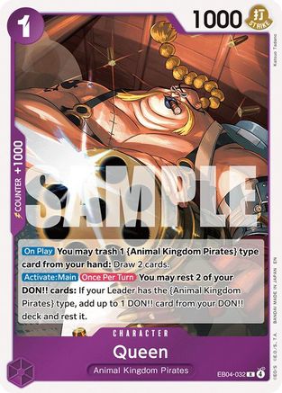 Queen (EB04-032) [The Azure Sea's Seven] Foil One Piece Single Bandai
