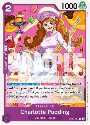 Charlotte Pudding (EB04-034) [The Azure Sea's Seven] One Piece Single Bandai
