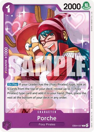 Porche (EB04-037) [The Azure Sea's Seven] One Piece Single Bandai